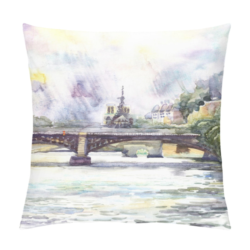 Personality  Paris City Landscape Pillow Covers