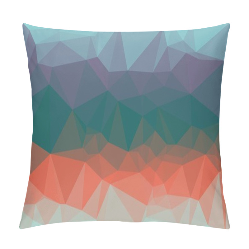 Personality  Abstract Geometric Background With Poly Pattern Pillow Covers