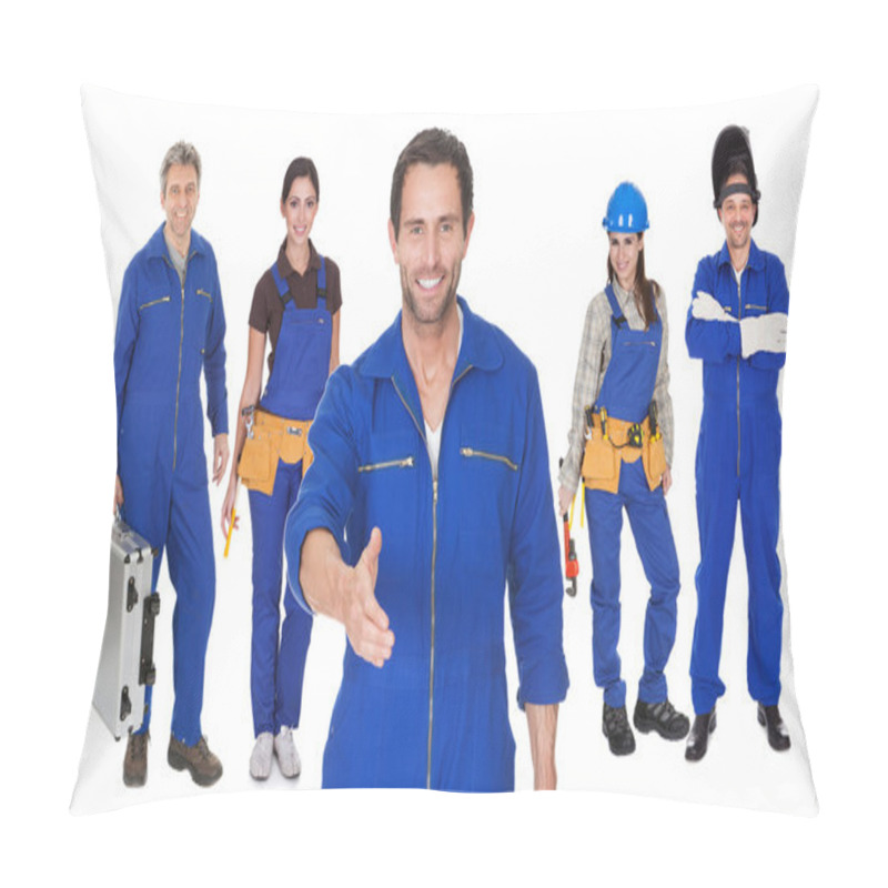 Personality  Group Of Automechanics Pillow Covers