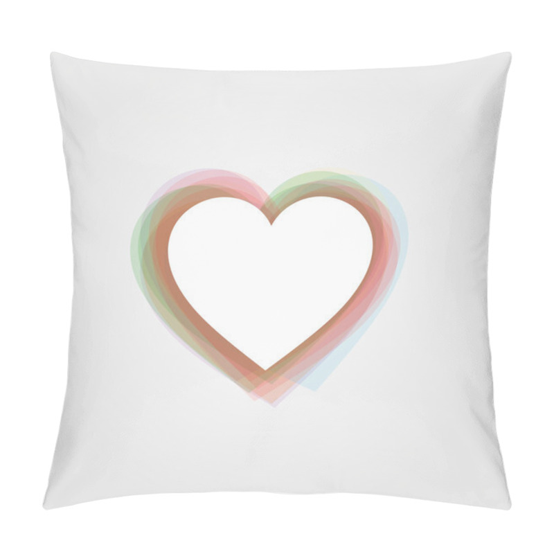 Personality  Heart Text Box Pillow Covers