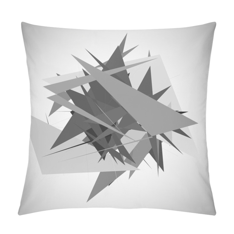 Personality  Abstract Geometric Shapes Background Pillow Covers