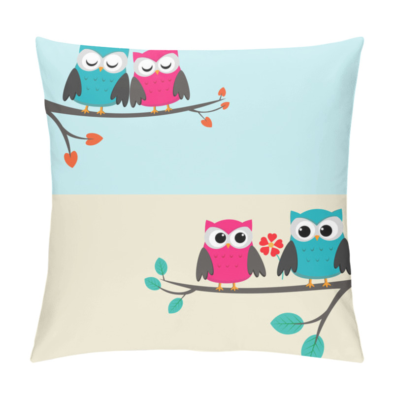 Personality  Owls_couples Pillow Covers