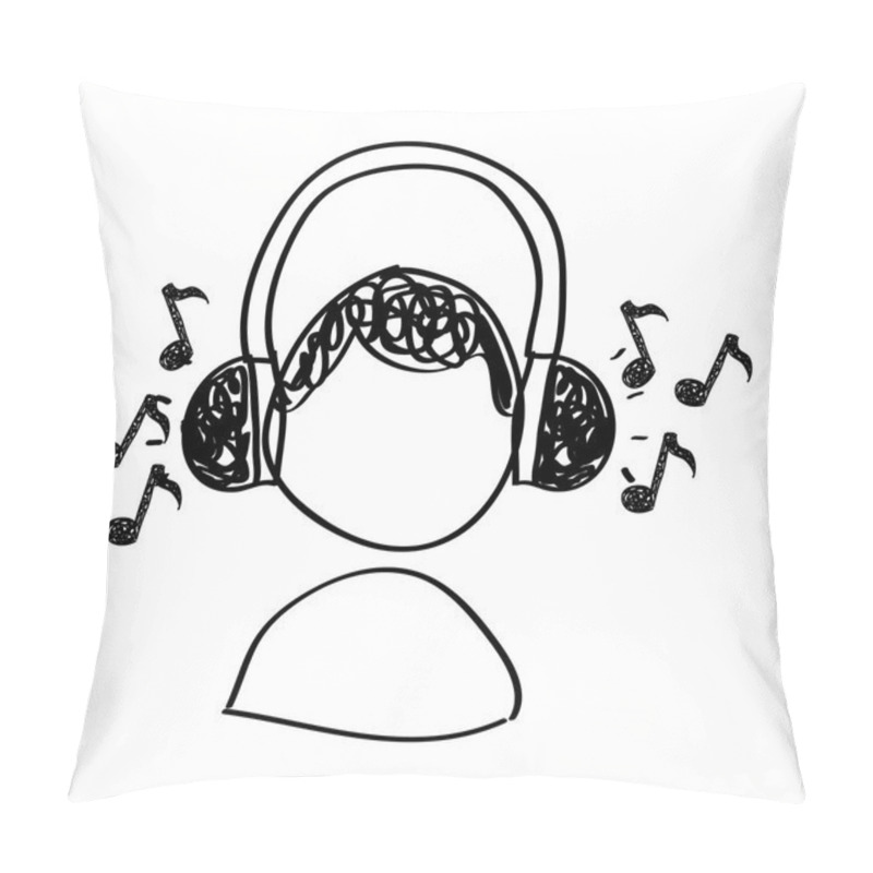 Personality  Music Drawing  Pillow Covers