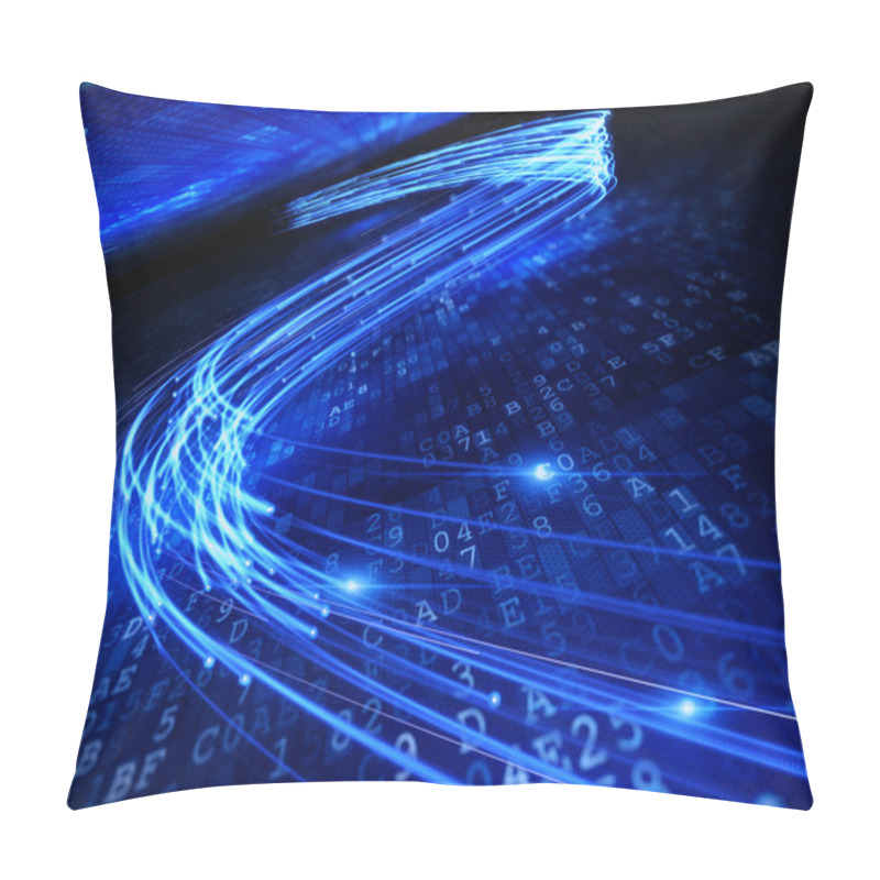 Personality  Digital Optical Fiber Pillow Covers