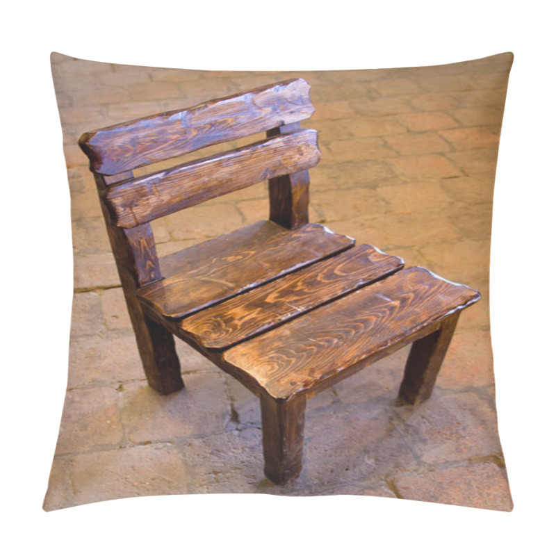 Personality  Old Wooden Chair Pillow Covers