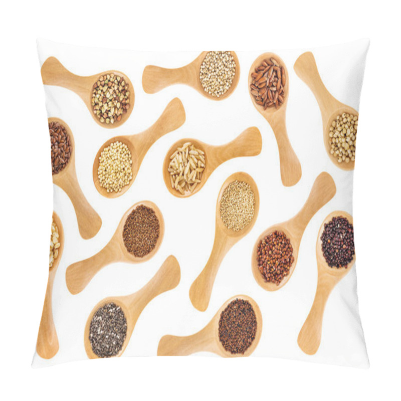 Personality  Gluten Free Grains And Seeds  - Spoon Abstract Pillow Covers