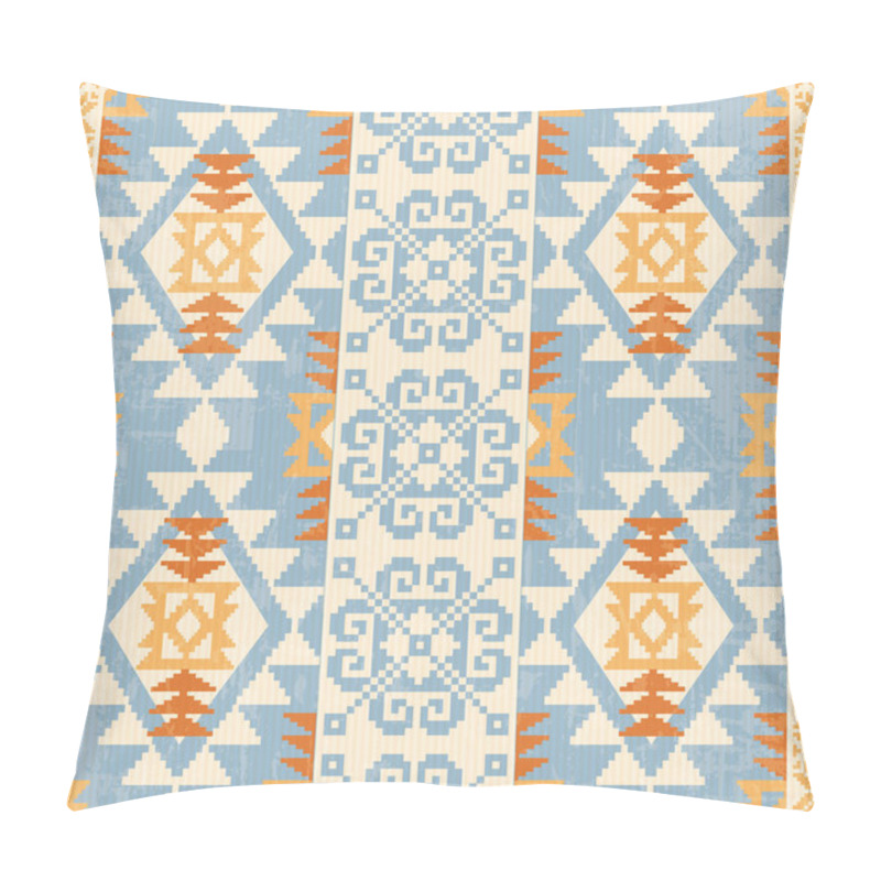 Personality  Absract Geometric Seamless Pattern. Native American And Scandinavian Traditionsl Motives Pillow Covers