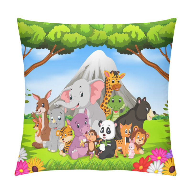 Personality  Wild Animal In The Jungle Pillow Covers