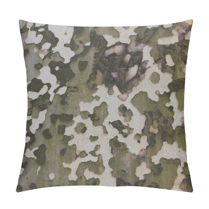 Personality  Bark Of Sycamore Tree, Natural Camouflage Pattern Pillow Covers