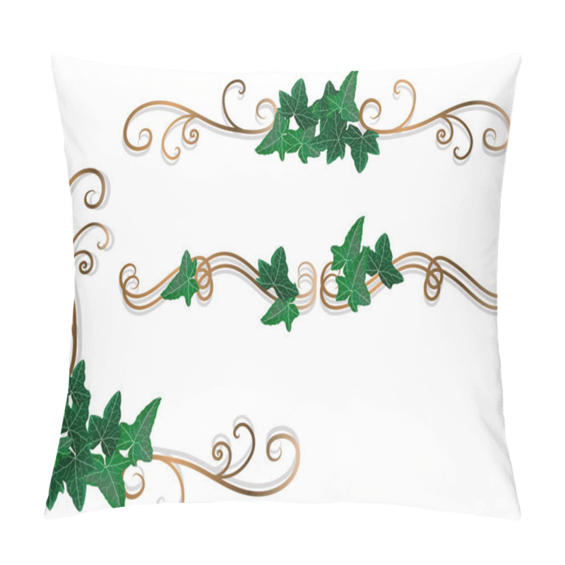 Personality  Borders With Ivy Leaves Pillow Covers