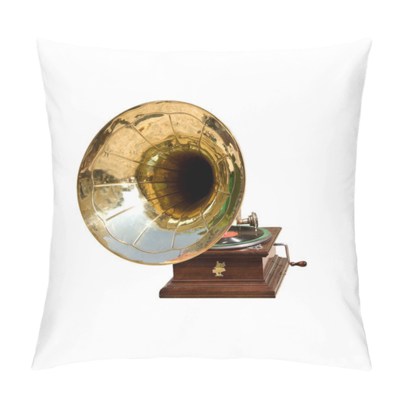 Personality  Retro Gramophone Isolated Pillow Covers