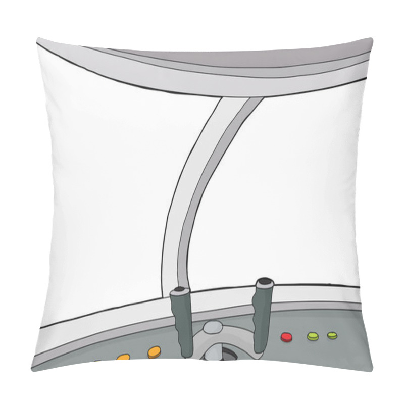 Personality  Fantasy Plane Cockpit Pillow Covers