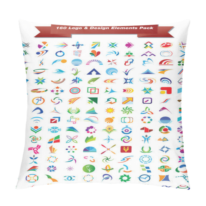 Personality  Vector Logo & Design Elements Pack Pillow Covers