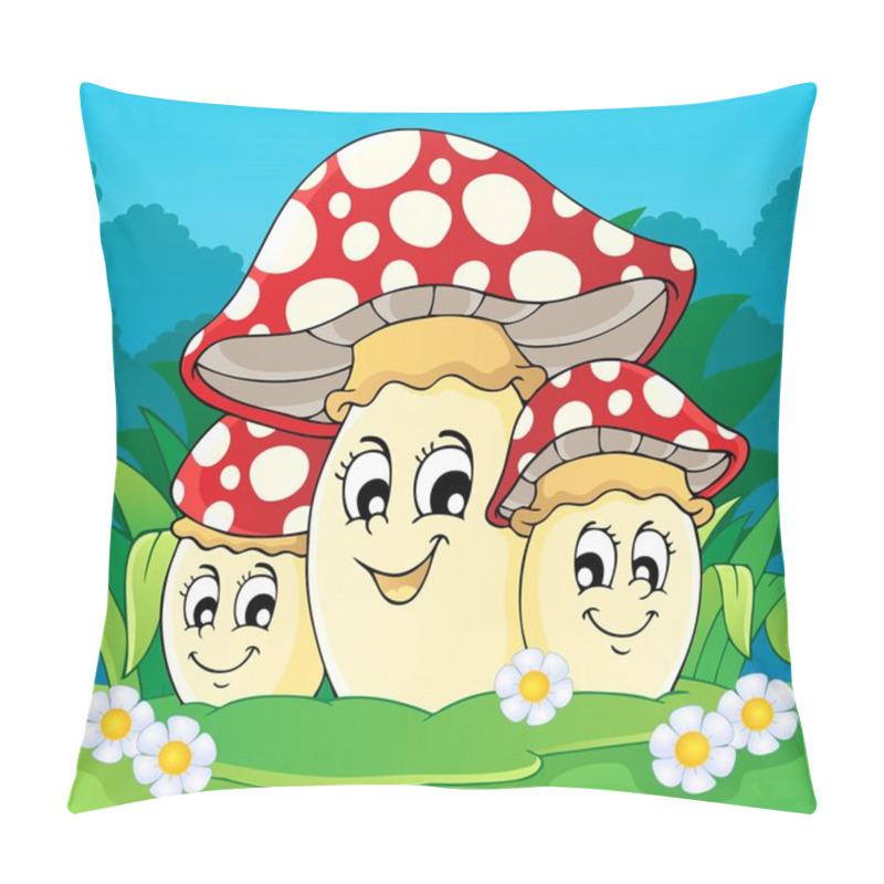 Personality  Mushroom Theme Image 2 Pillow Covers