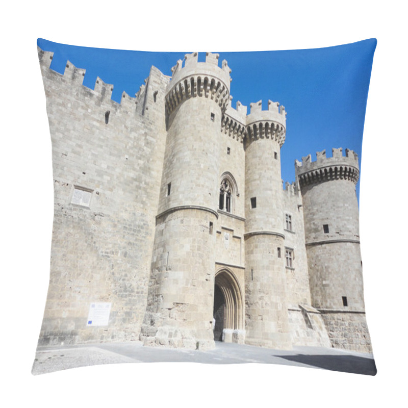 Personality  Medieval Castle Of Rhodes Island In Greece Pillow Covers