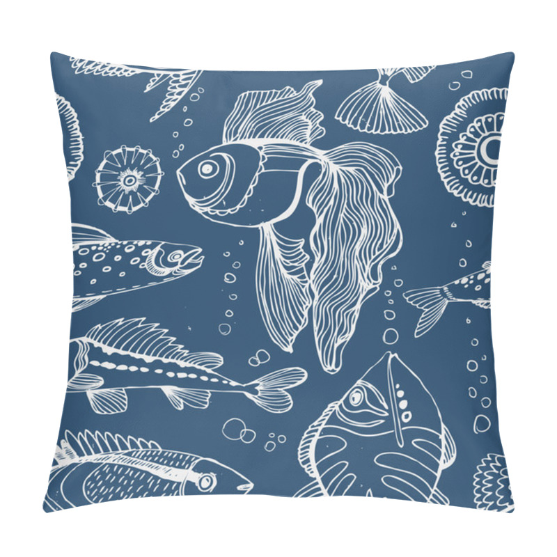 Personality  Aquarium. Pillow Covers