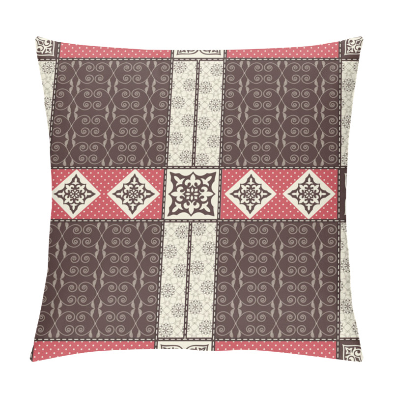 Personality  Creative Seamless Patchwork Pattern  Pillow Covers