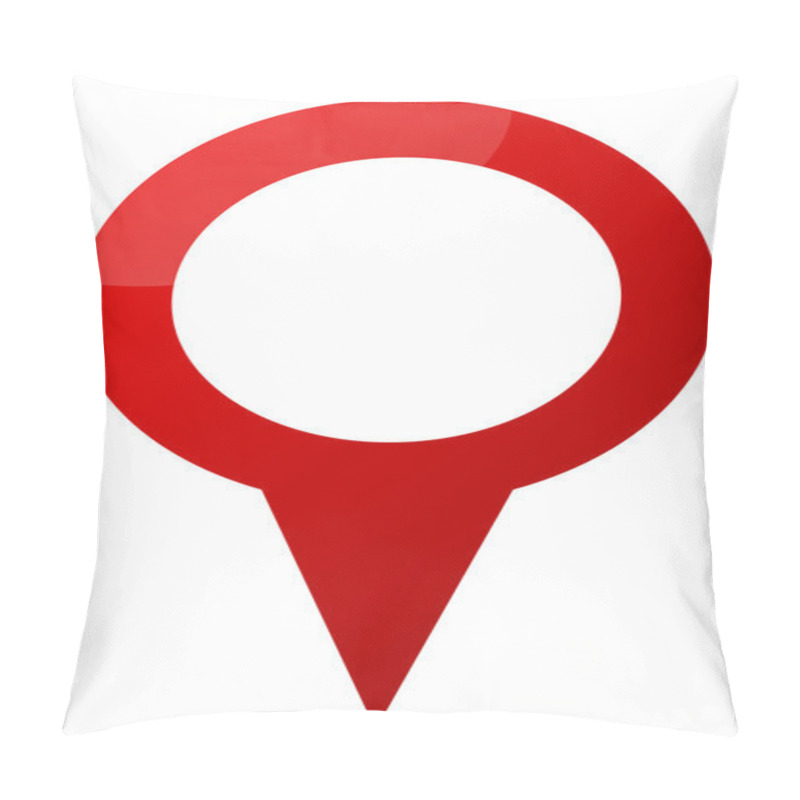 Personality  Map Pointer Pillow Covers