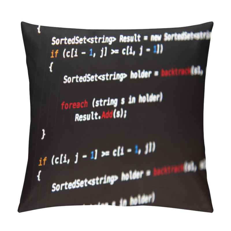 Personality  Abstract Programming Code Pillow Covers