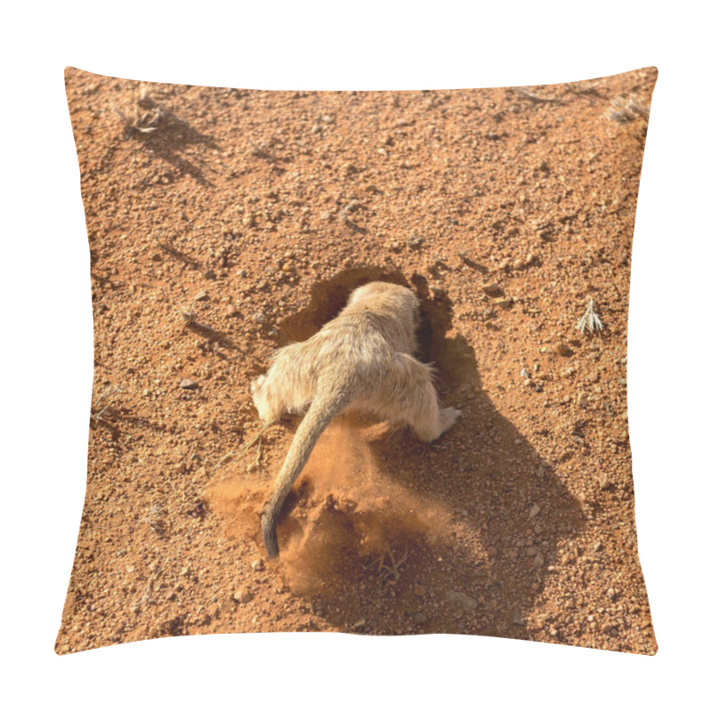 Personality  Meerkat Digging Pillow Covers