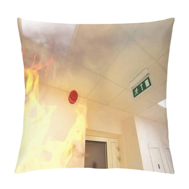 Personality  Fire Alarm! Pillow Covers