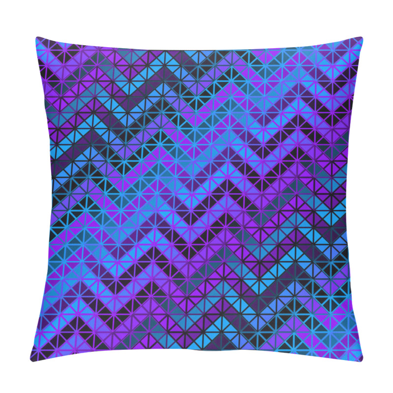 Personality  Abstract Seamless Tileable Pattern. Triangles Chevron Background. Vector Image. Pillow Covers