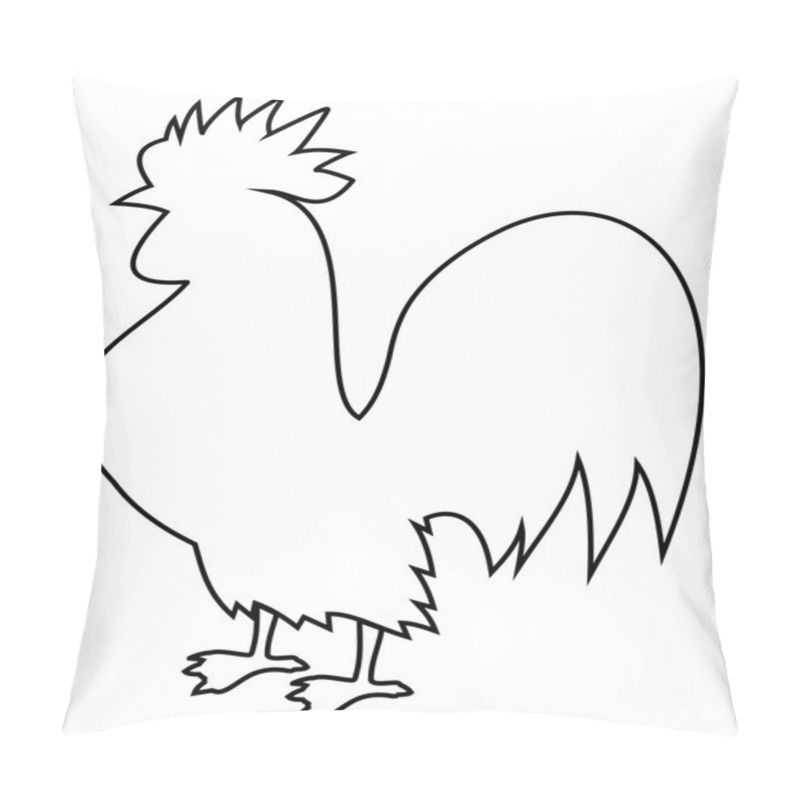 Personality  A Rooster Shadow Pillow Covers