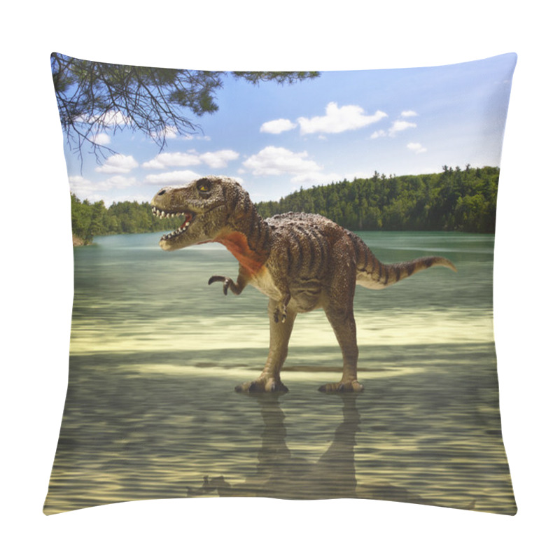 Personality  Tyrannosaurus Looking For Food Pillow Covers