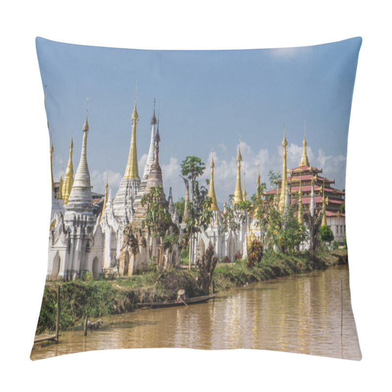 Personality  Inle Lake, Myanmar Pillow Covers