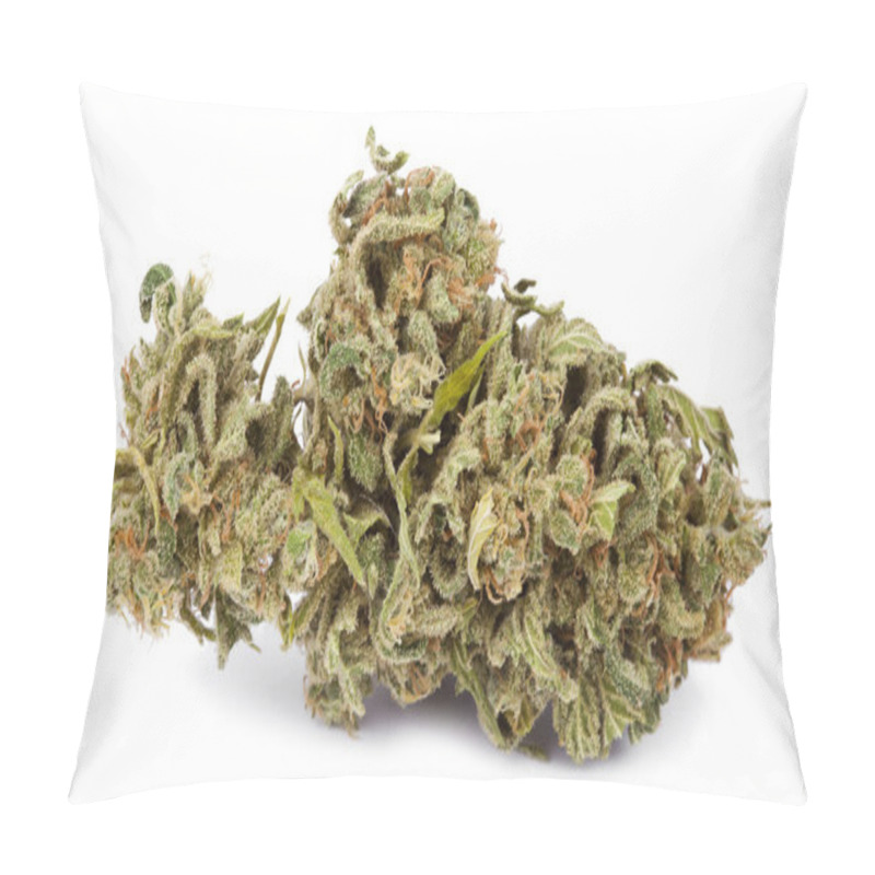 Personality  Isolated Cannabis Bud Pillow Covers