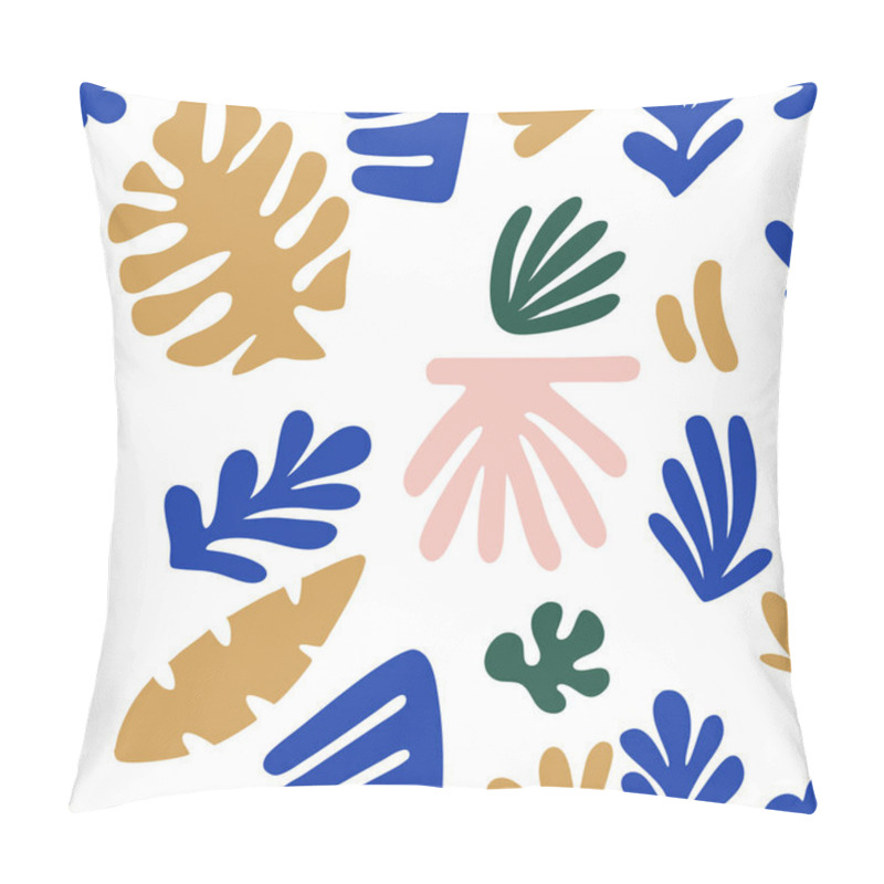 Personality  Tremdy Pattern  Background With Abstract Floral And Leaf Patterns Pillow Covers