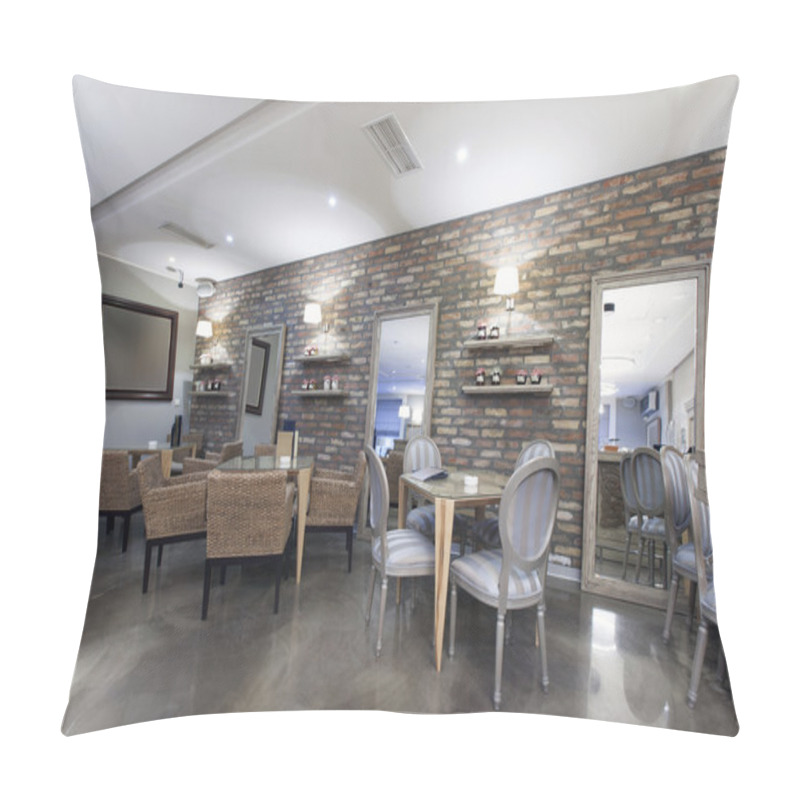 Personality  Modern Cafe Interior Pillow Covers