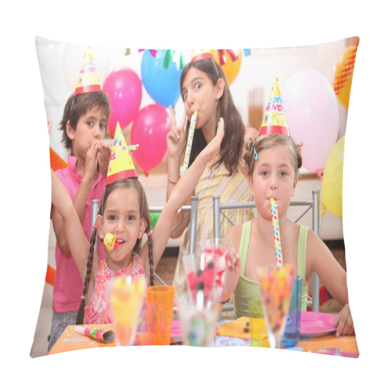 Personality  Children At Birthday Party Pillow Covers