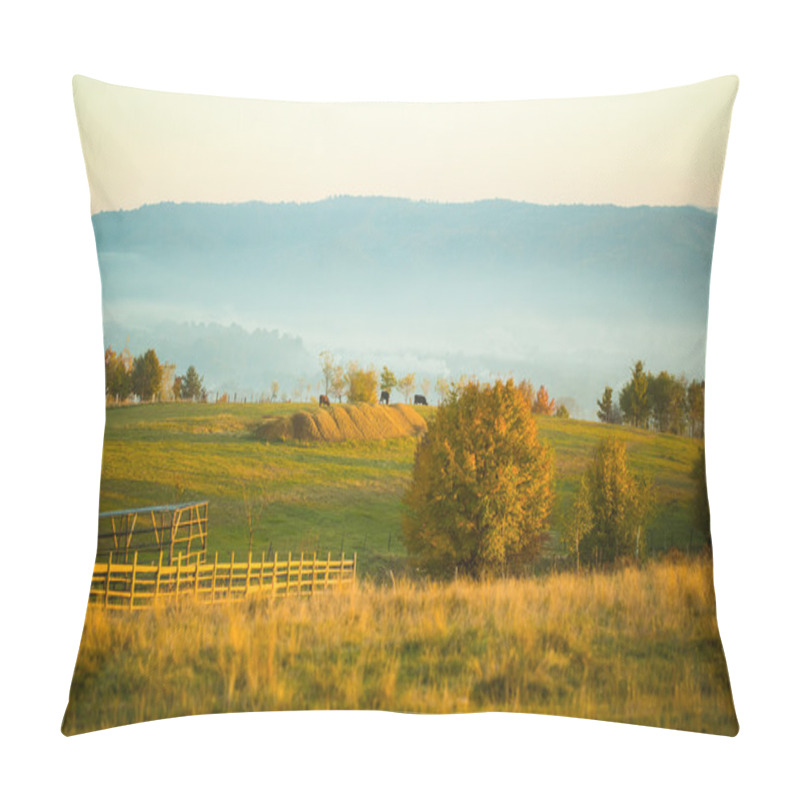 Personality   Peaceful Sunny Autumn Country Scene Pillow Covers