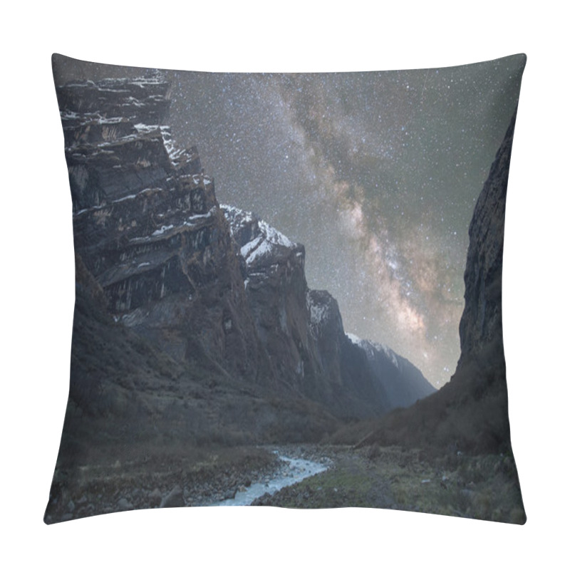 Personality  Milky Way Over The Himalayas Pillow Covers