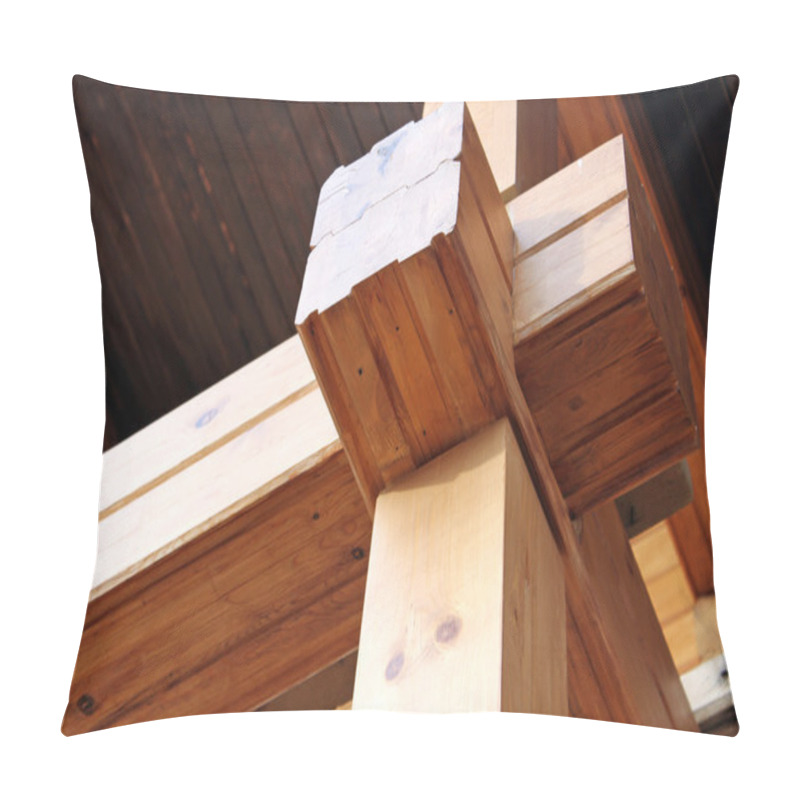 Personality  Beams Of Glued Laminated Timber Pillow Covers