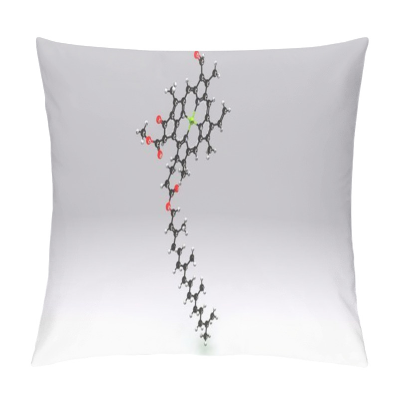 Personality  Chlorophyll B Molecular Structure Formula Pillow Covers