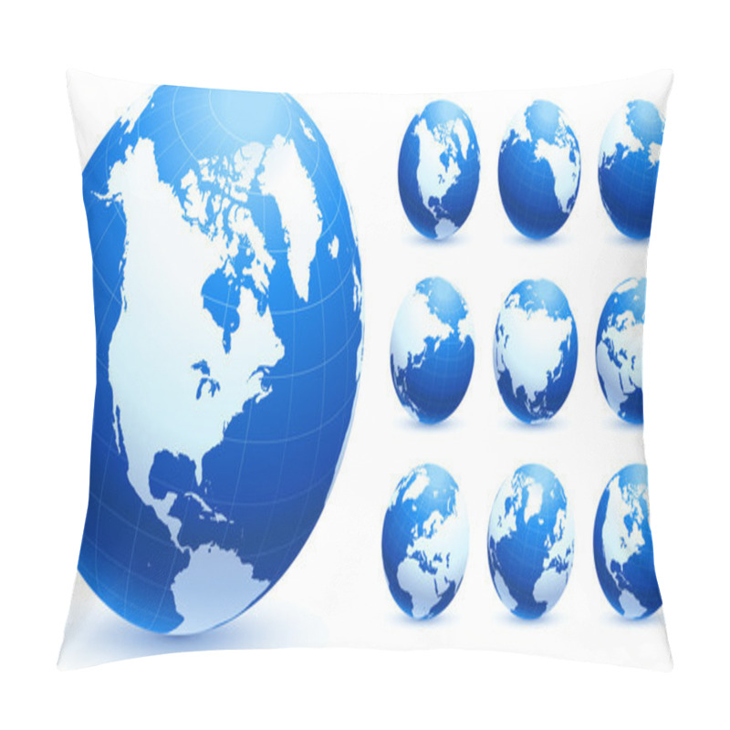 Personality  Globe Collection Pillow Covers