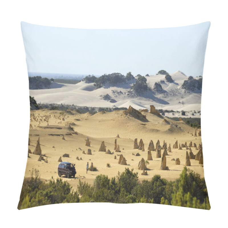 Personality  Pinnacles Desert In Western Australia Pillow Covers