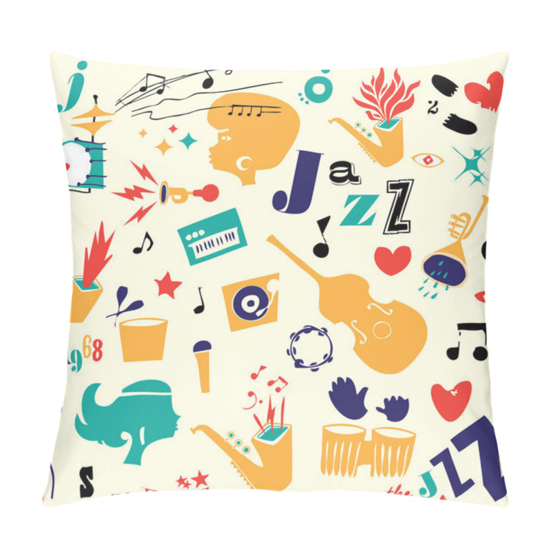 Personality  Jazz Pillow Covers