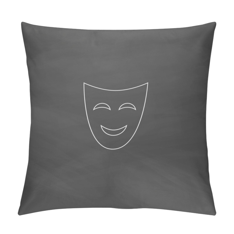 Personality  Comedy Mask Computer Symbol Pillow Covers