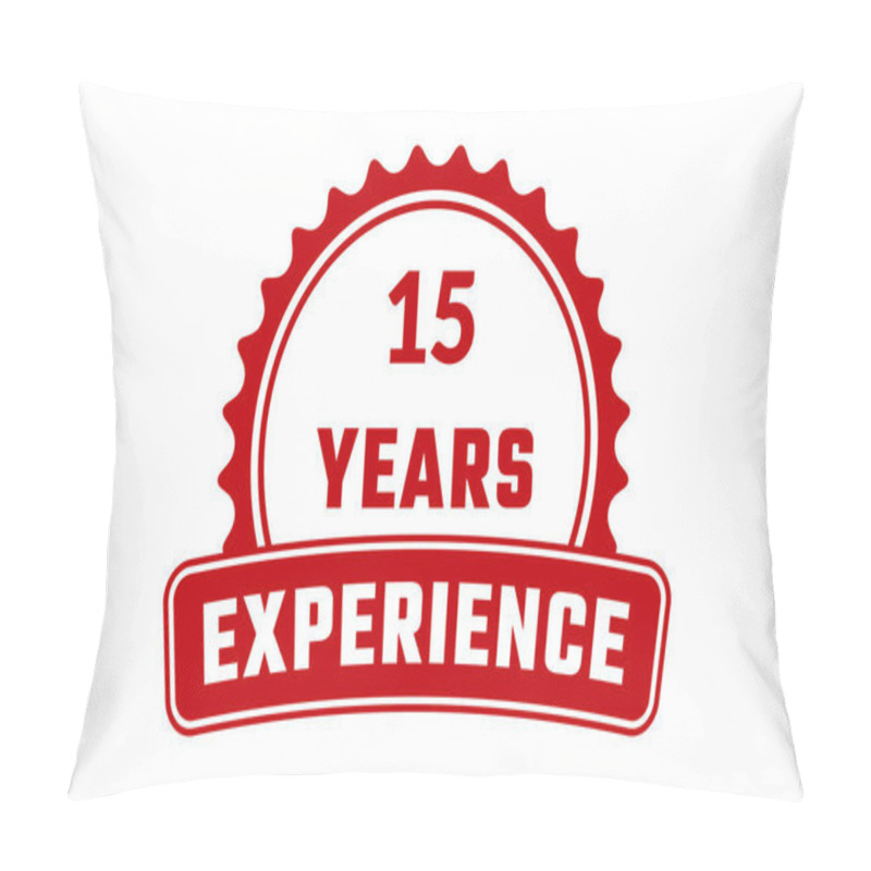 Personality  15 Years Experience Rubber Stamp Pillow Covers