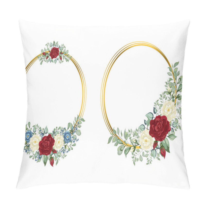 Personality  Geometrical Polyhedron With Flowers Pillow Covers