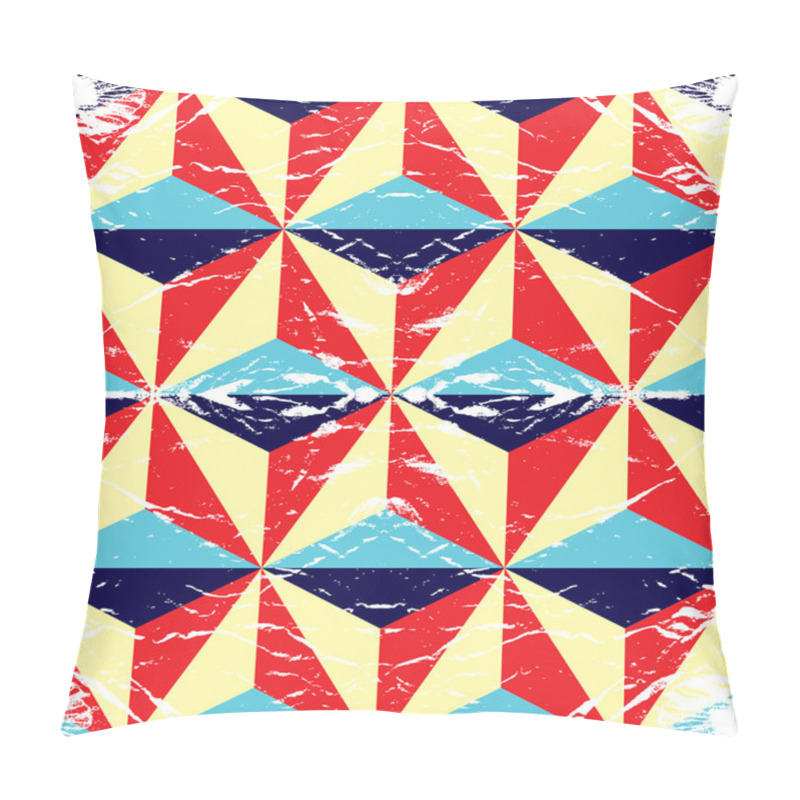 Personality  Spectrum Geometric Background Made Of Triangles. Pillow Covers