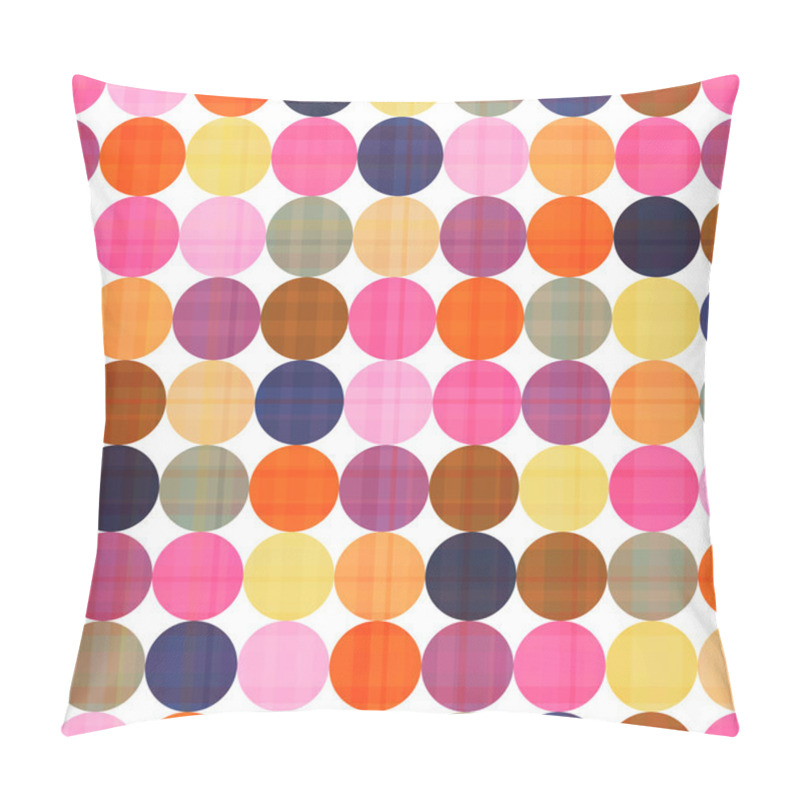 Personality  Seamless Polka Dots Pattern Pillow Covers