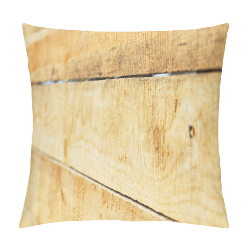 Personality  Wood Boards. Perspective View. Pillow Covers