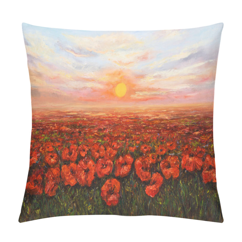 Personality  Flower Fields Sunset Pillow Covers