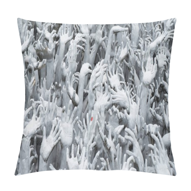 Personality   Wat Rong Khun Temple  Chiang Rai pillow covers