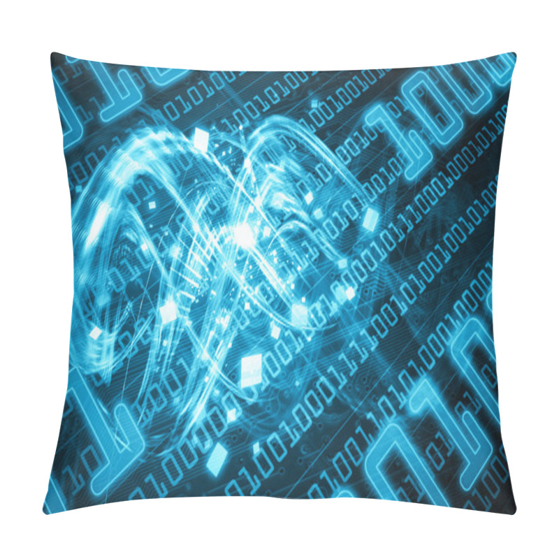 Personality  Technology Abstract Pillow Covers