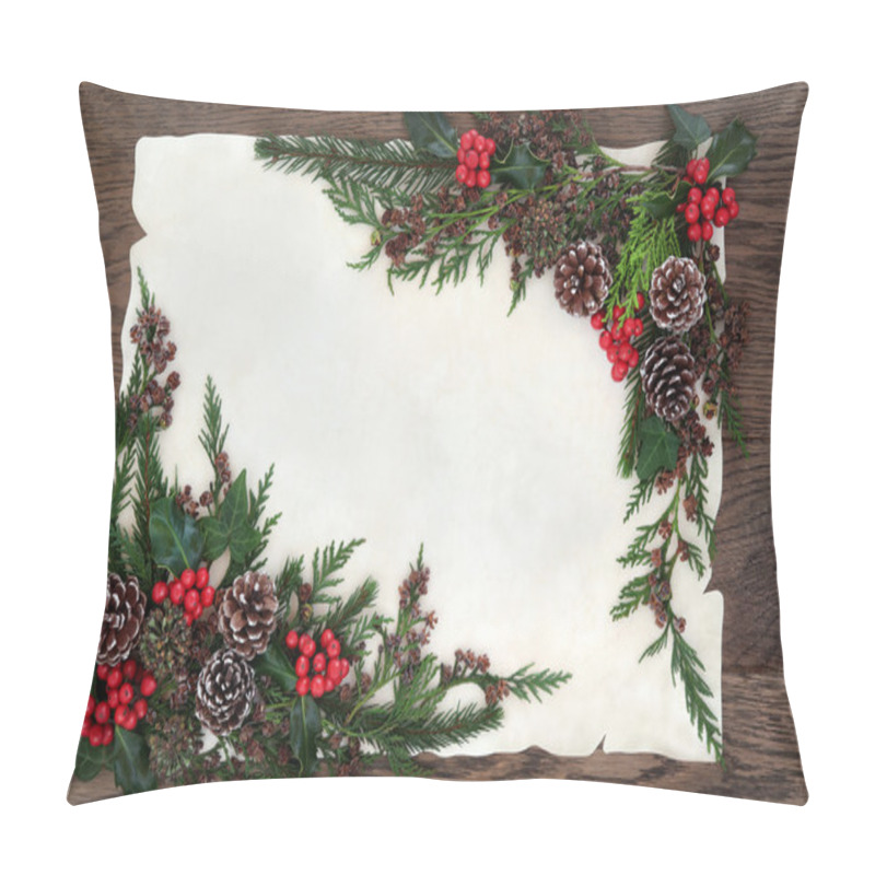 Personality  Traditional Winter Border Pillow Covers